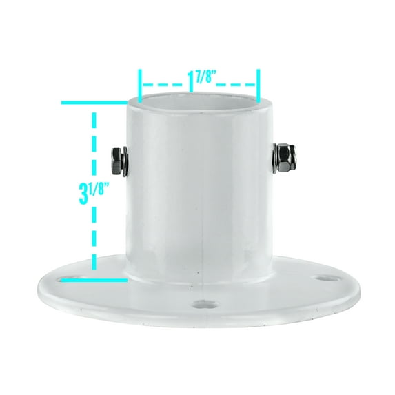 S.R. Smith 75-209-5000 Aluminum Slide Deck Flange w/ Flange Bolt