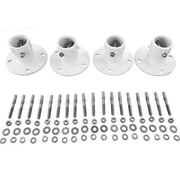 S.R.Smith Aluminum Deck Mounted Anchor Flange - Silver 8 x 8 x 6
