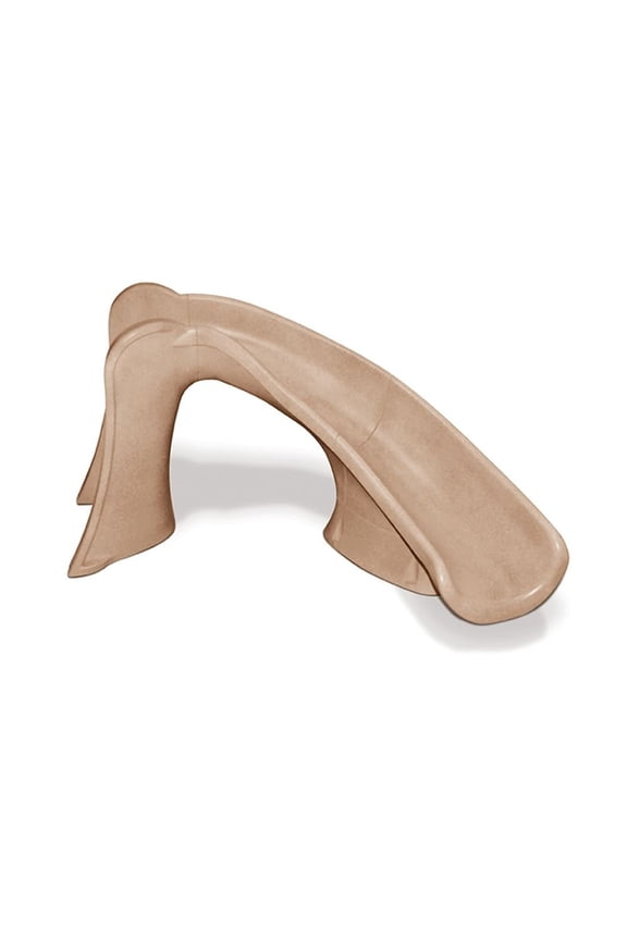 698-209-58110 Cyclone Right Curve Swimming Pool Slide, Taupe 4' Tall