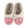 thumbnail image 1 of S+R Women's Smiley Graphic Cozy Slide Slipper, 1 of 6