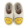 thumbnail image 1 of S+R Women's Smiley Graphic Cozy Slide Slipper, 1 of 6