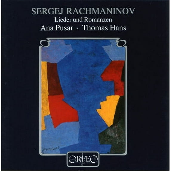 S. Rachmaninov - Lieder Und Romanzen - Music & Performance - CD