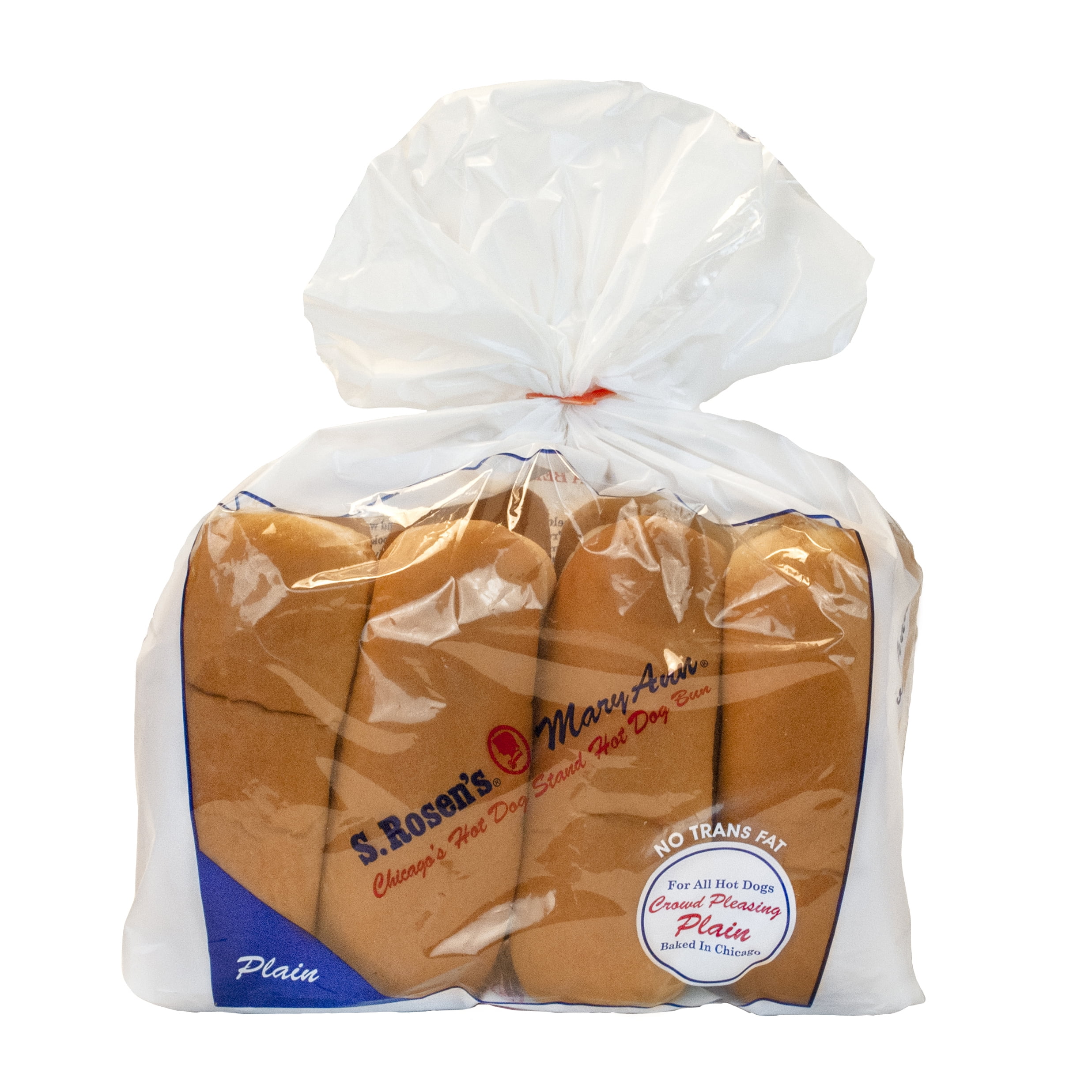 S. Rosen's 8ct Plain Hot Dog Buns, Fresh