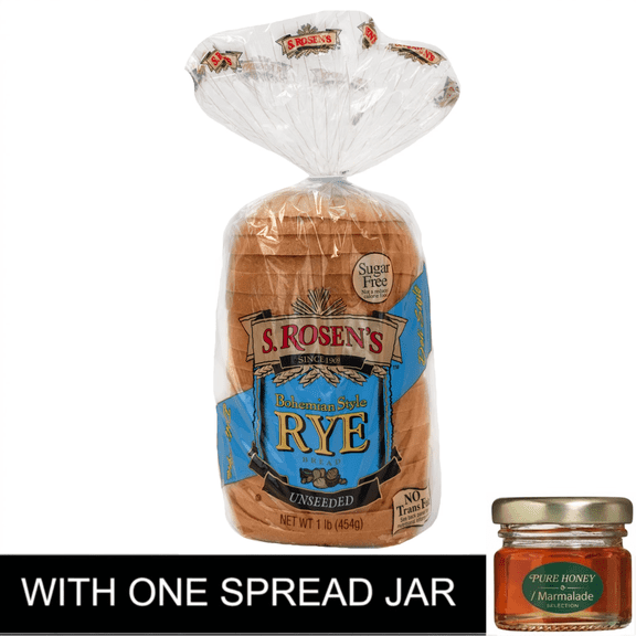 S. Rosen's Bohemian Style Rye Bread, Unseeded, 1 lb