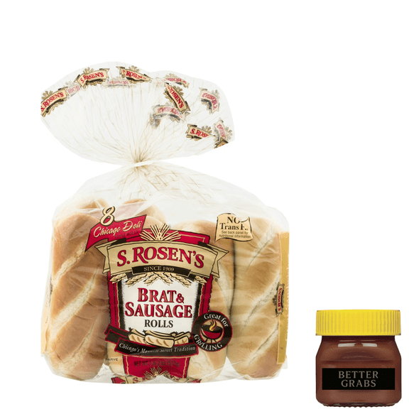 S. Rosen's Brat & Sausage Rolls 8 Count Package, 18 oz