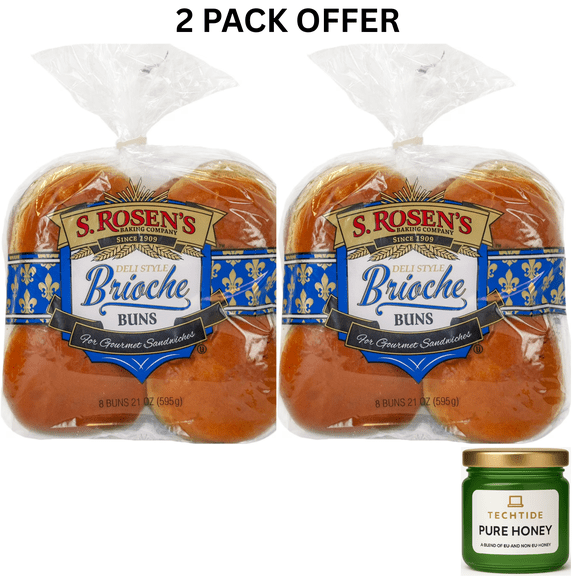 S. Rosen's Brioche Fresh Buns, 8 Count  21 oz. bag