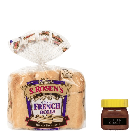 S. Rosen's French Rolls, 6 Count, 13.5 oz., Fresh