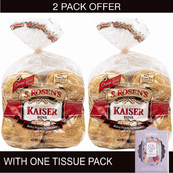 S. Rosen's Klassic Kaiser Buns, with Tissue Pack