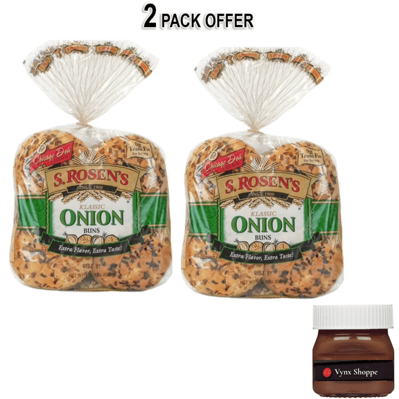 S.Rosen's Onion Fresh Buns, 8 Count, 22 oz