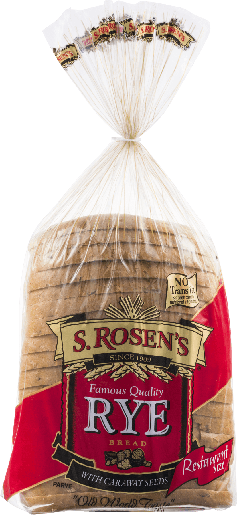 S. Rosen's Rye Bread With Caraway Seeds, 680 g
