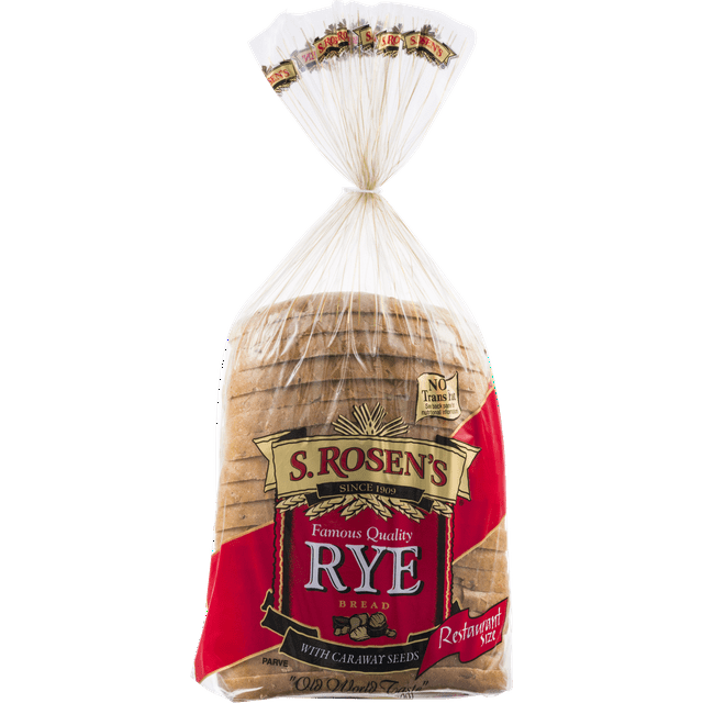 S. Rosen's Seeded Rye Bread With Caraway Seeds, 24 oz.