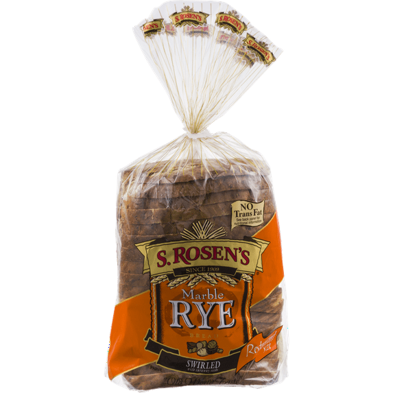S. Rosen's Swirled Marble Rye Bread, Fresh 24 oz.