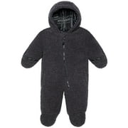 S. ROTHSCHILD S Rothschild & Co Infant Boys Hooded Faux sherpa Footed Pram;6-9 Month