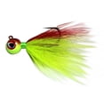 thumbnail image 1 of S&S Bucktails Big Eye w/ Rattle- 5oz- Nuclear Chicken/Glow, 1 of 1