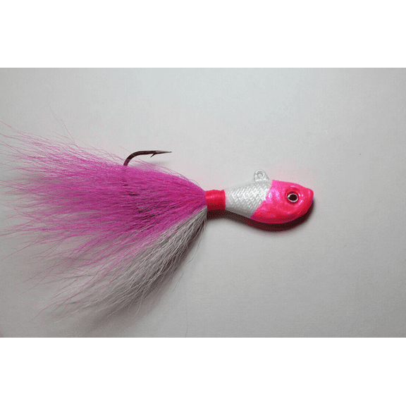 S&S Bucktails Rattletail 2.0 Jig 6 Oz Pink Pearl