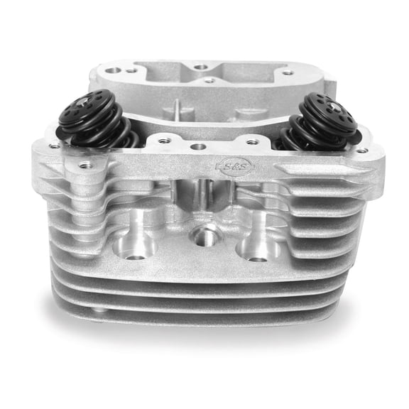 S & S Cycle 106-3466 Cylinder Heads For Evolution Big Twin Engines - Natural