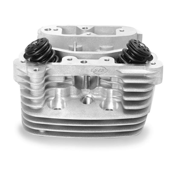 S & S Cycle 106-3466 Cylinder Heads For Evolution Big Twin Engines - Natural