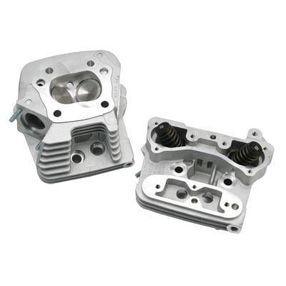 S&S Cycle Low Compression 82cc Cylinder Heads Black Powdercoated Finish Stock Bore 106-4570