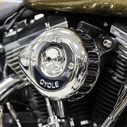 S&S Cycle Mini Teardrop Stealth Air Cleaner Chrome 170-0441