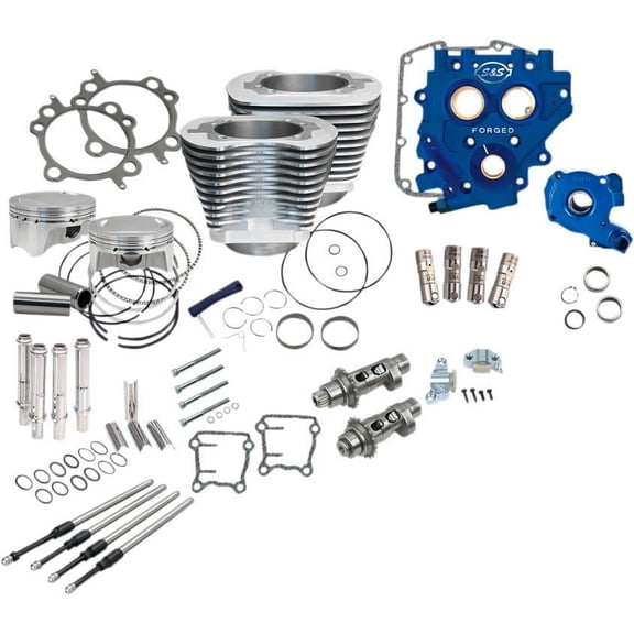 S&S Cycle 330-0666 Power Package - Chain Drive - Silver