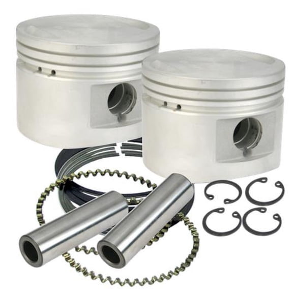 S&S Cycle 920-0026 High Compression Piston Kit - 3.5in.Standard Bore, +010.in.