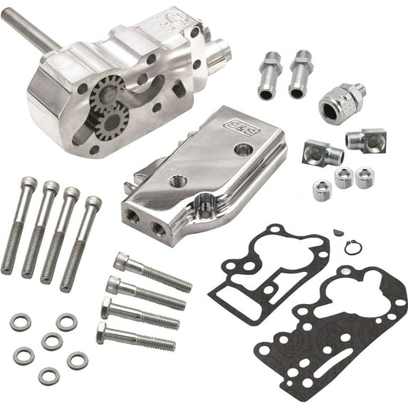 S&S Cycle Billet Oil Pump Kit Pump Only Compatible for Harley-Davidson Big Twin 92-99