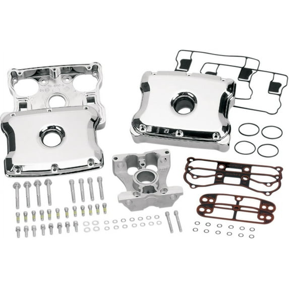 S&,S Cycle Chrome Die Cast Rocker Boxes