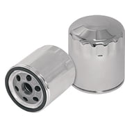S&S Cycle Oil Filter Chrome Compatible With Harley-Davidson Sportster 1200 Forty-Eight XL1200X 2017-2020