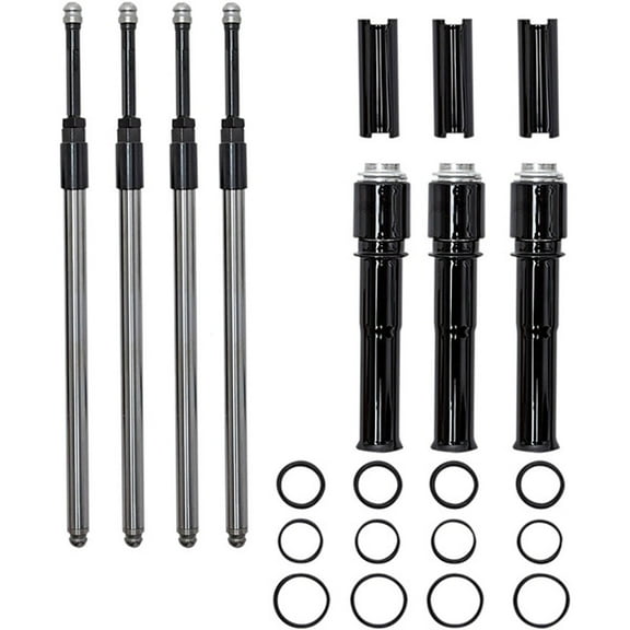 S&S Cycle Quickee Pushrod Kit with Covers Compatible for Harley-Davidson Twin Cam 99-17