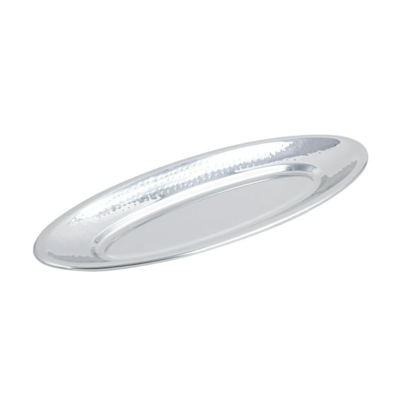 S/S FISH PLATTER w/HAMMER FINISH
