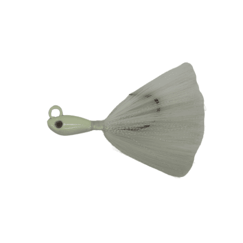 S&S Jigs Rattle Tail Bucktail Jigs - 0.50 - Glow - Walmart.com