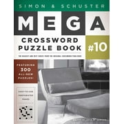 S&S Mega Crossword Puzzles: Simon & Schuster Mega Crossword Puzzle Book #10 (Series #10) (Paperback)