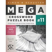 S&S Mega Crossword Puzzles: Simon & Schuster Mega Crossword Puzzle Book #11 (Series #11) (Paperback)