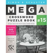 S&s Mega Crossword Puzzles Simon & Schuster Mega Crossword Puzzle Book #15, Book 15, Paperback