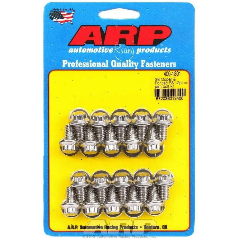 ARP S/S Oil Pan Bolt Kit ARP S/S Oil Pan Bolt Kit