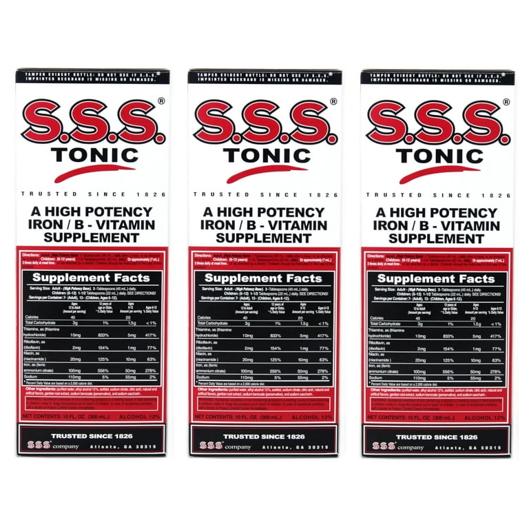 Amazon.com: SSS Tonic 10OZ S.S.S. Company : Health & Household