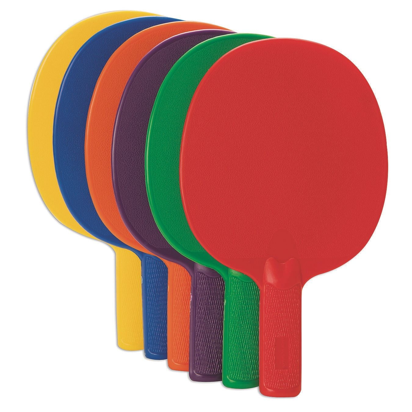 S&S Spectrum Table Tennis Paddles, Virtually Unbreakable, Set of 6, Assorted Colors