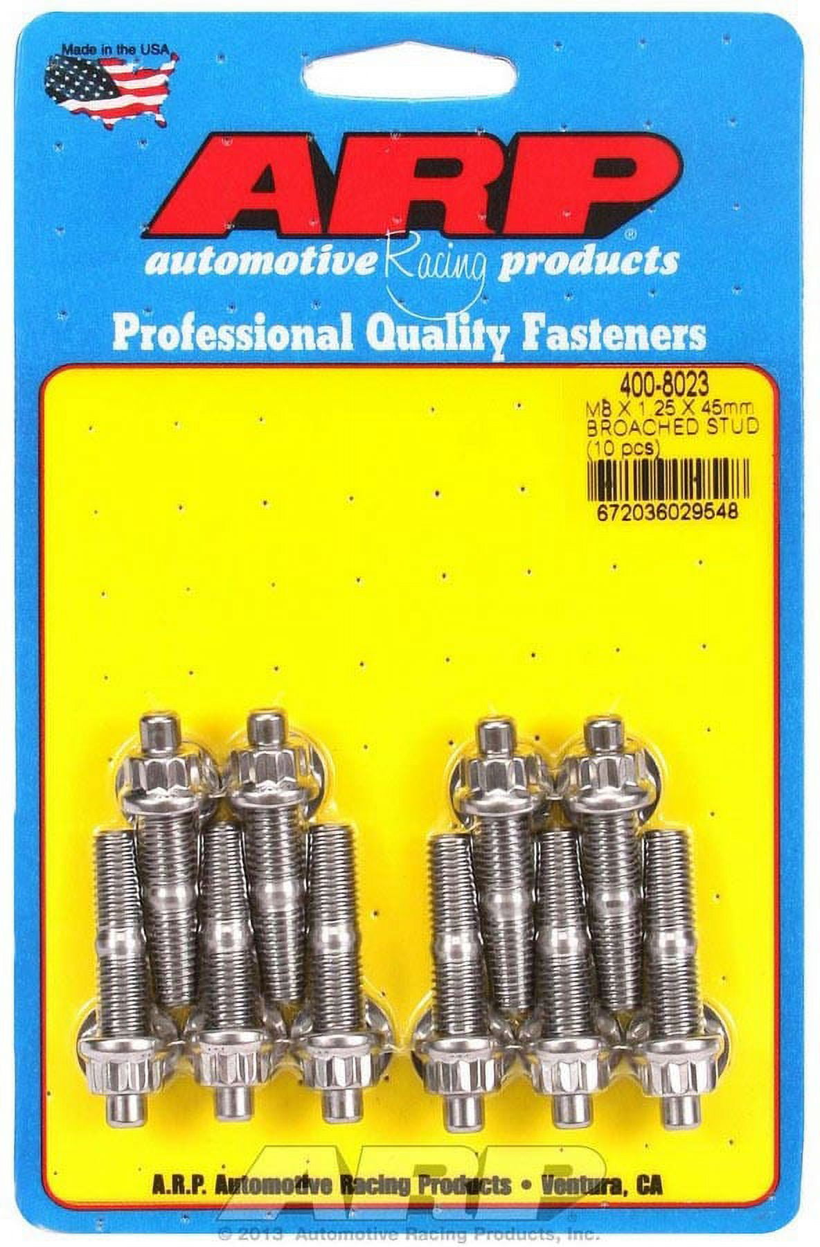 ARP S/S Stud Kit - (10) M8 x 1.25 ARP S/S Stud Kit - (10) M8 x 1.25