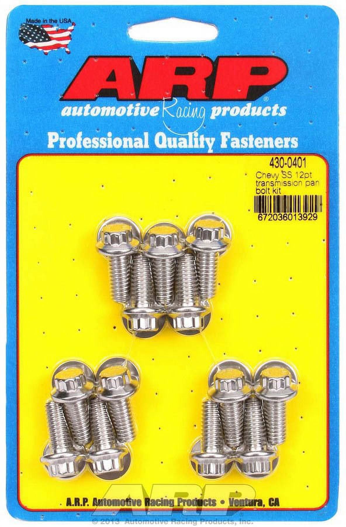 ARP S/S Transmission Pan Bolt Kit 12pt ARP S/S Transmission Pan Bolt Kit 12pt