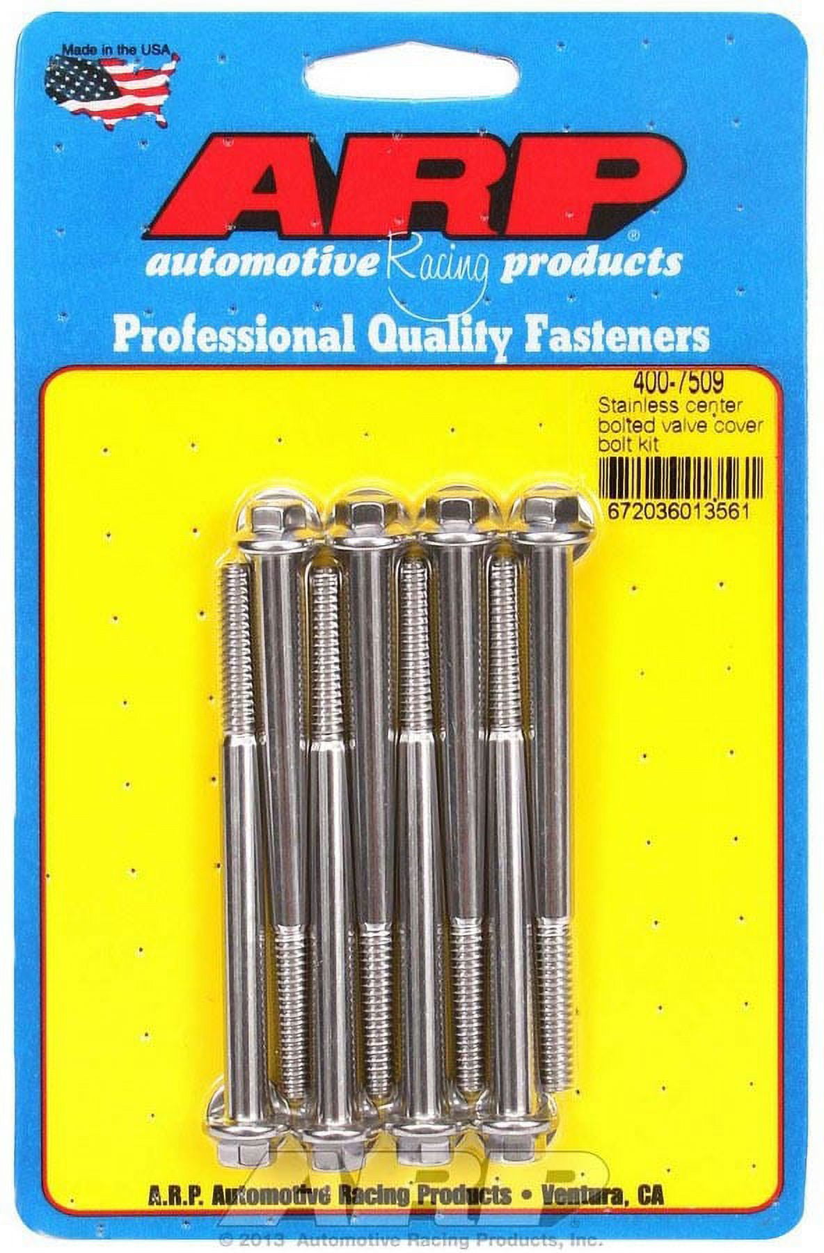 ARP S/S Valve Cover Bolt Kit 1/4in- 20 6pt (8) ARP S/S Valve Cover Bolt Kit 1/4in- 20 6pt (8)