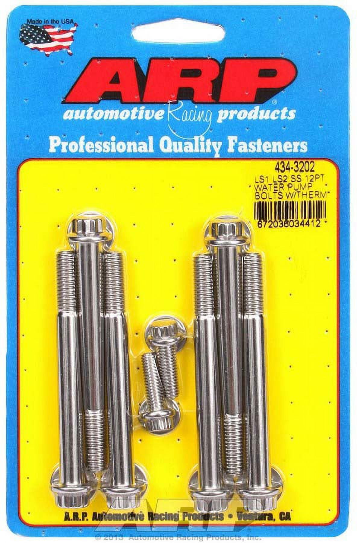 ARP S/S W/P & Thermostat Hsg Bolt Kit - 12pt LS1/LS2 ARP S/S W/P & Thermostat Hsg Bolt Kit - 12pt LS1/LS2