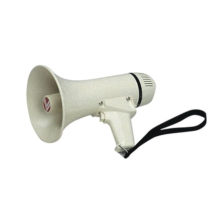 S&S Worldwide 8 Watt Megaphone. Be Heard from up to 300 Yards Away. Battery Powered, Push Button Megaphone. Batteries Not Included.