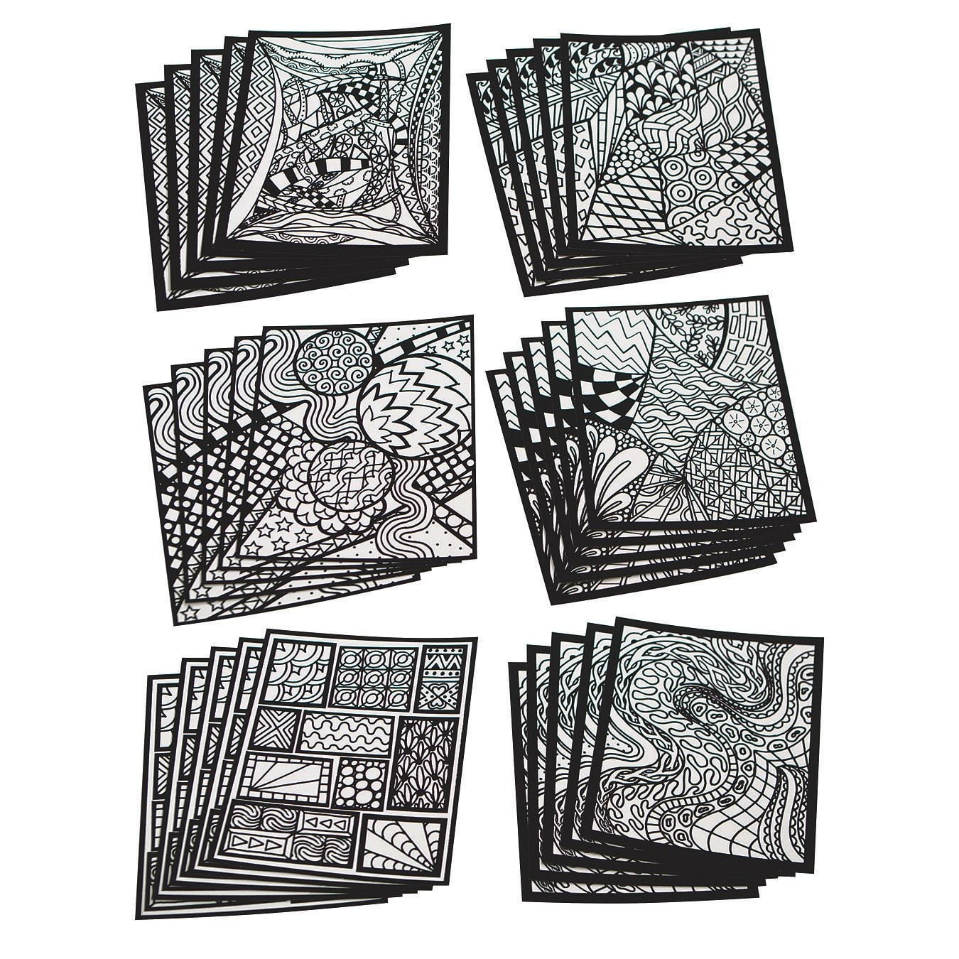Abstract Velvet Art Posters Pack of 30, 8" x 10"