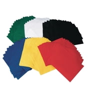 S&S Worldwide Color Splash! Felt Sheets, 6 Asst Colors, 9x12, Fade Resistant, Polyester, Machine Washable & Dryable, For Arts & Crafts, School, Classroom, Dramatic Play, Cuts & Sews Easily, 96 pack