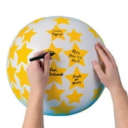 S&S Worldwide Create Your Own Toss n Talk-About Ball. Beach Ball Style Ball, 24 Flat Diameter. Customize with Activities, Exercises or Any Topic.