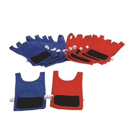 S&S Worldwide Dodge-It Tag Adult Nylon Vests with Hook and Loop Panels 12-Pack