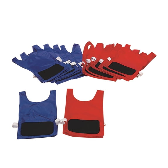 S&S Worldwide Dodge-It Tag Adult Nylon Vests with Hook and Loop Panels 12-Pack
