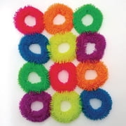 S&S Worldwide Extra-Large Puffer Sensory Ringed Bands for Tactile and Fidget Fun Set of 12