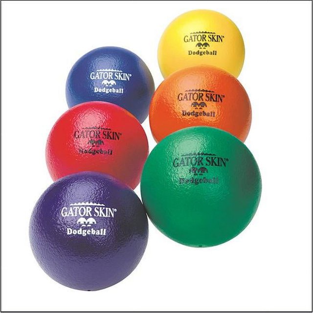 S&S Worldwide Gator Skin Foam Dodgeballs Easy Grip Starter Balls, Low