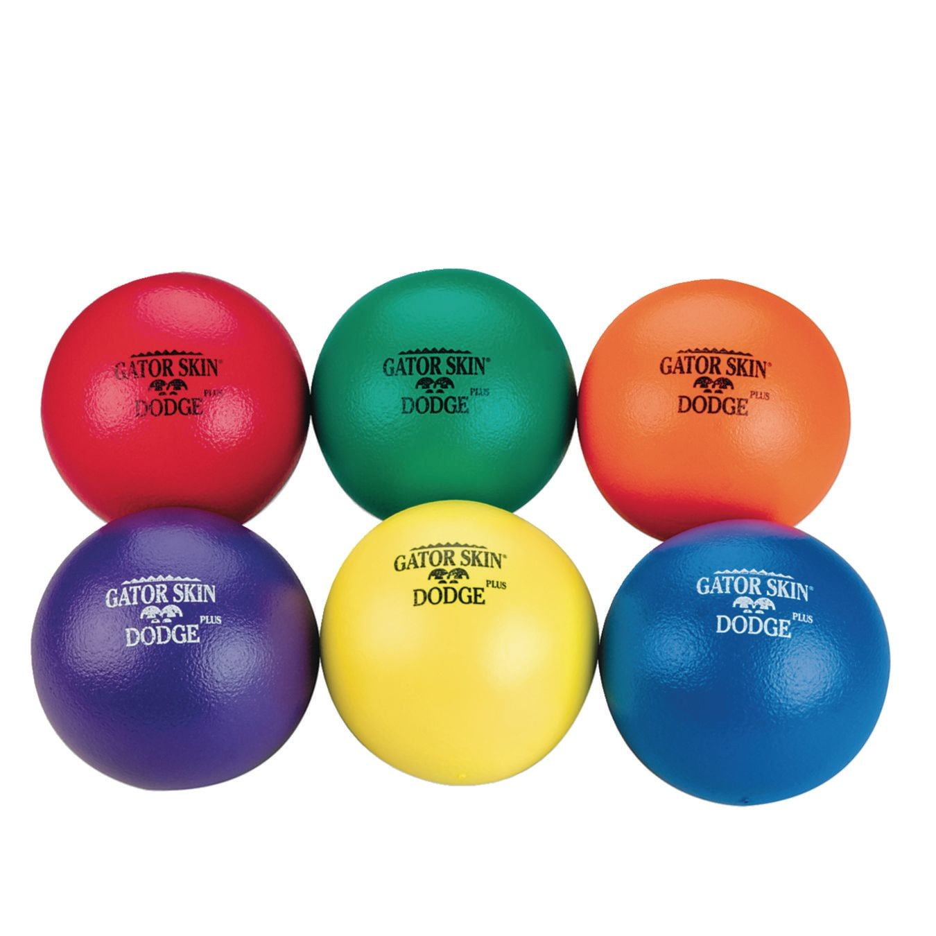 Gator Skin Dodge Kids Rubber Toys, Middle School Dodgeballs, 6.5" PU